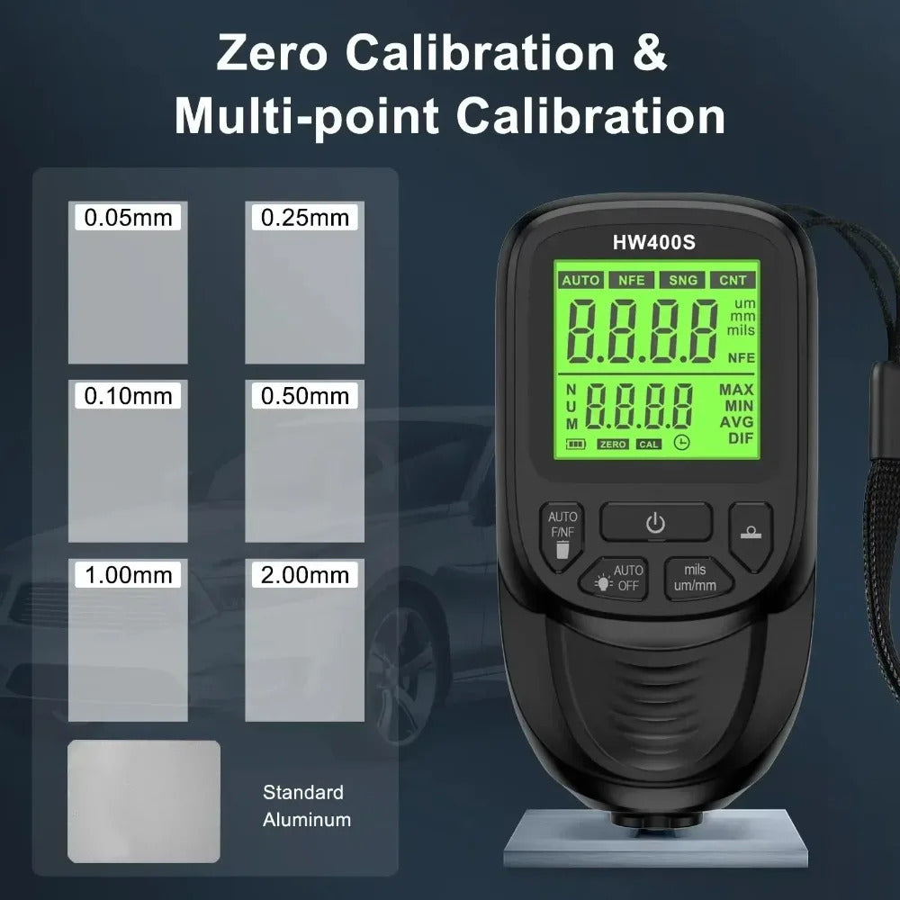 HANDHELD AUTO PAINT COATING THICKNESS TESTER