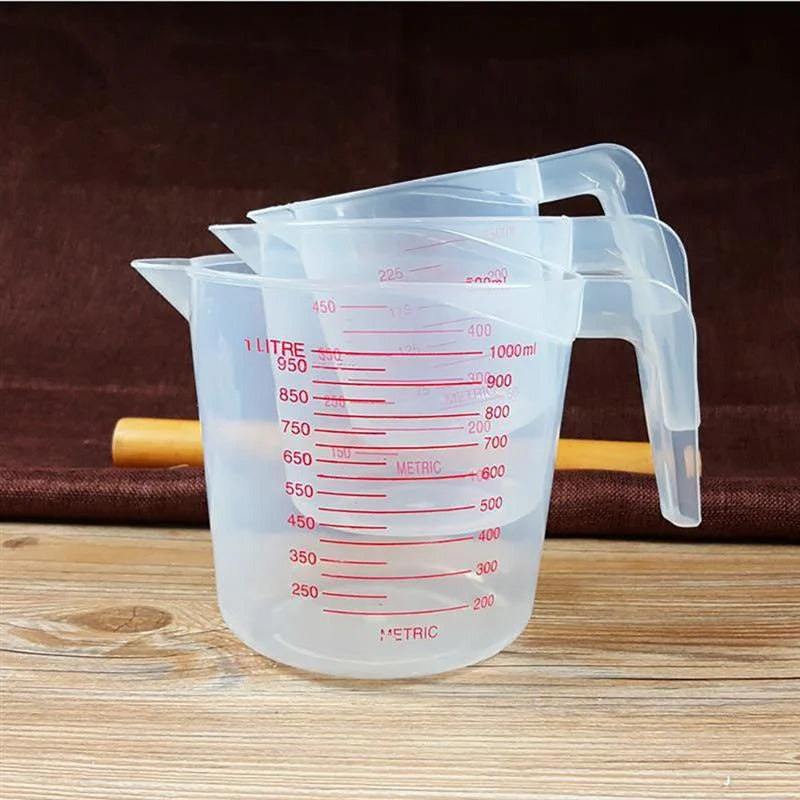 3 x MEASURING JUG SET 250ml 500ml 1000ml