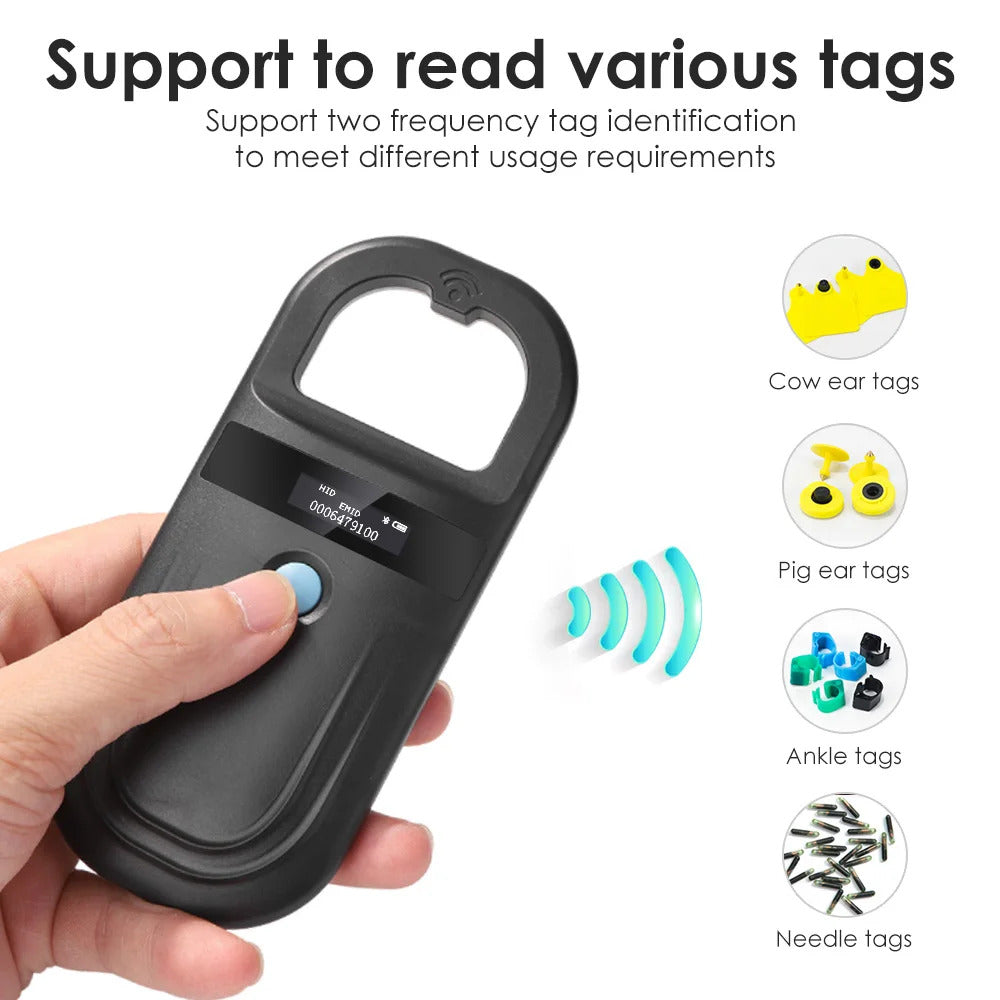 PET MICROCHIP READER - RFID134.2KHz 125KHz