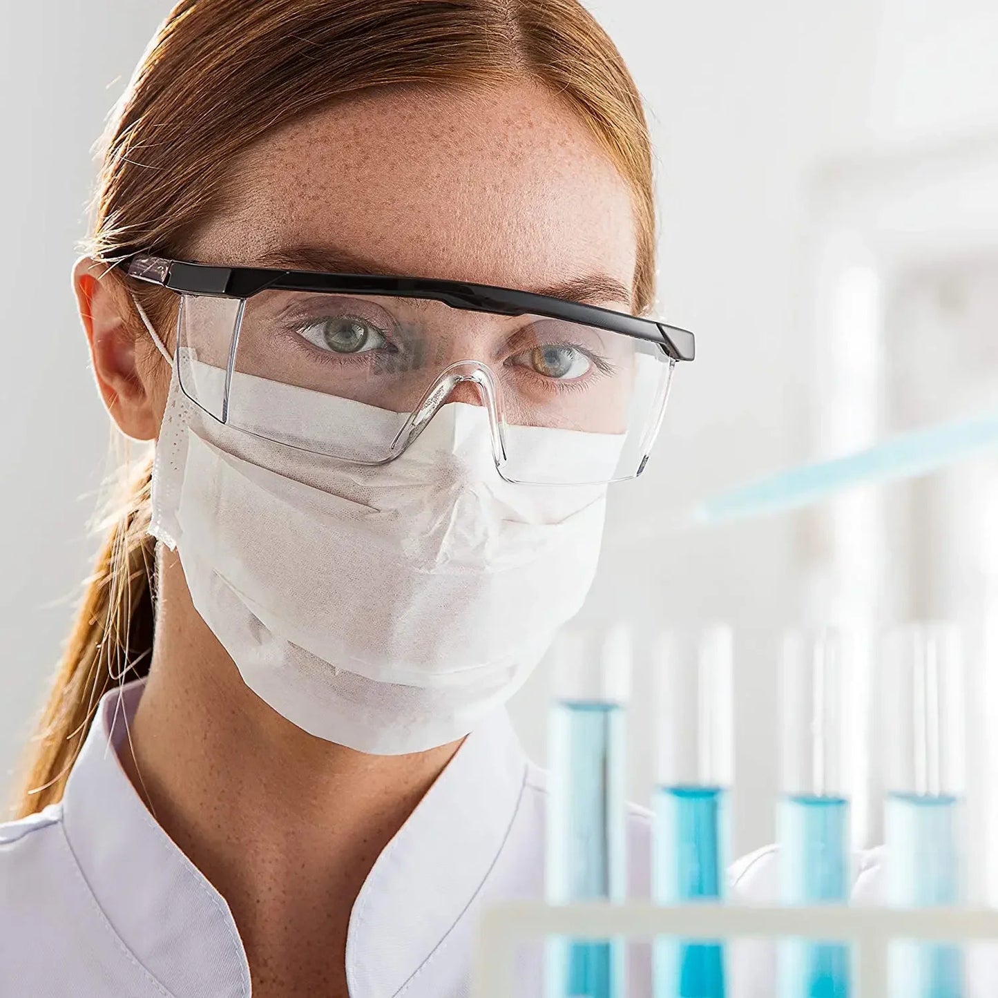 3 x EYE PROTECTION SAFETY GLASSES