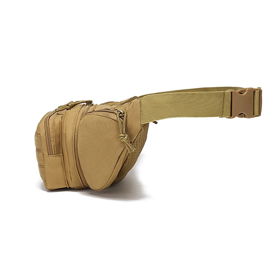 TACTICAL CROSSBODY WAIST BAG RUNNING CYCLING SPORTS BELT POUCH PHONE KEY HOLDER