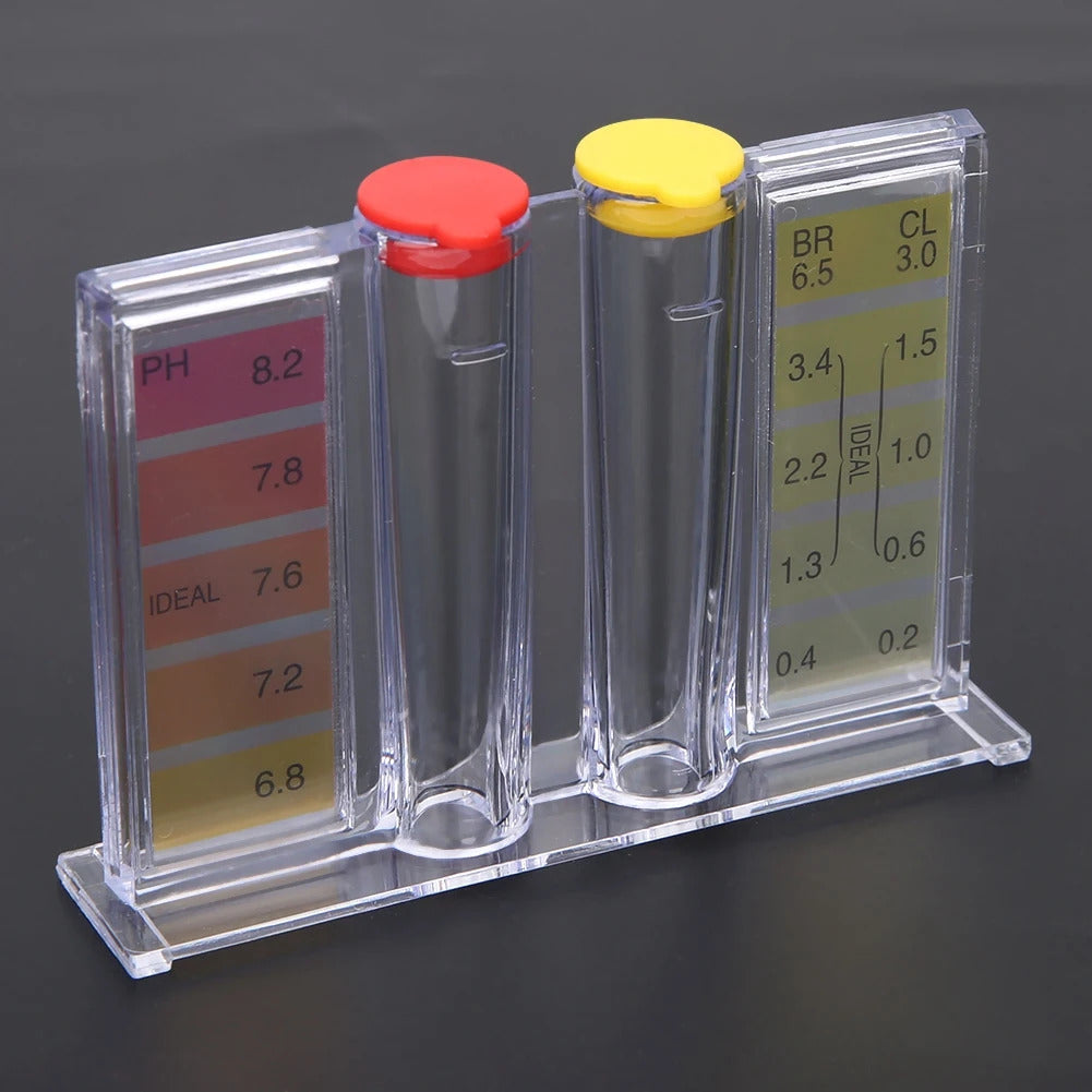 PH & CHLORINE WATER QUALITY TEST KIT, SWIMMING POOL HOT TUB