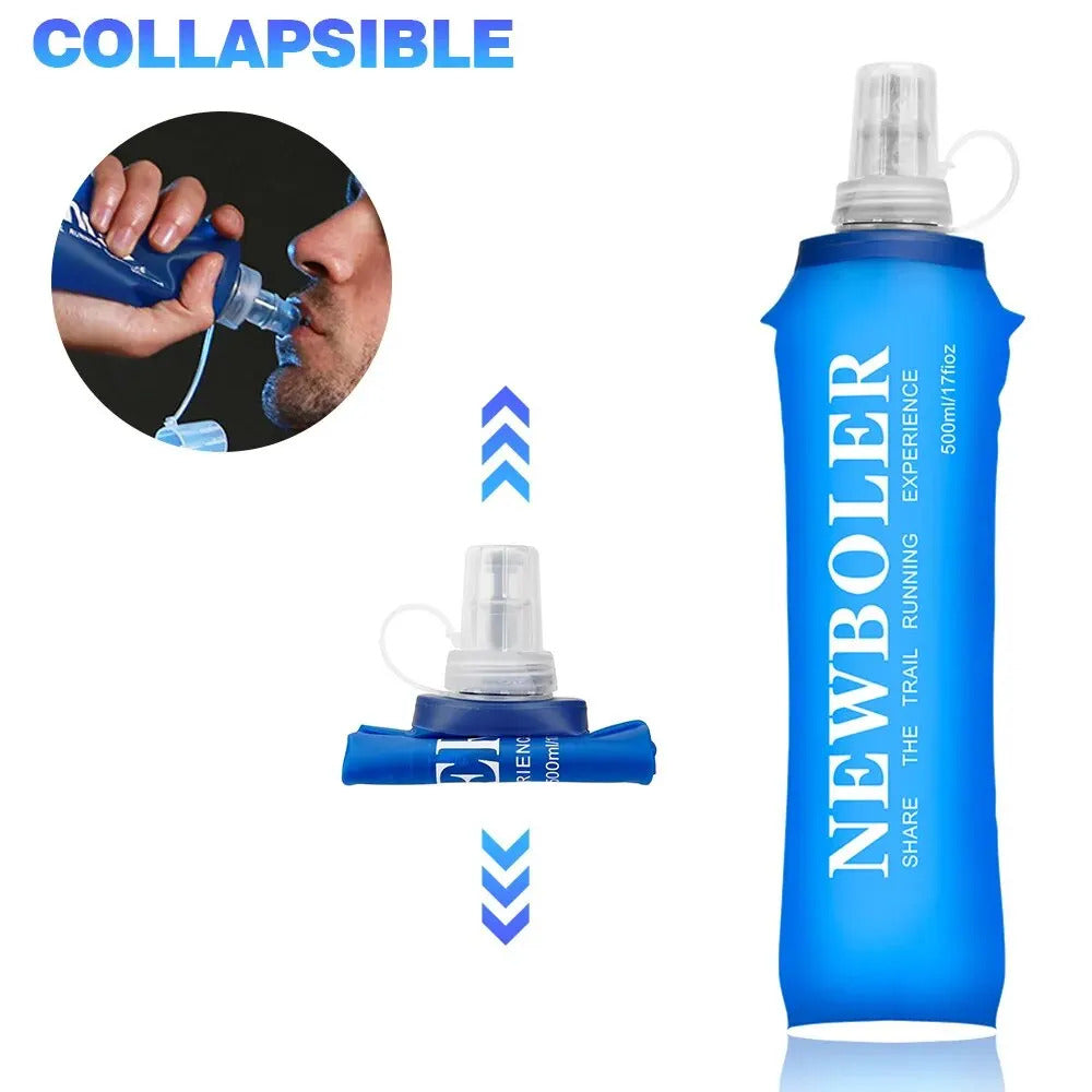 COLLAPSIBLE RUNNING BOTTLE 250ml 500ml
