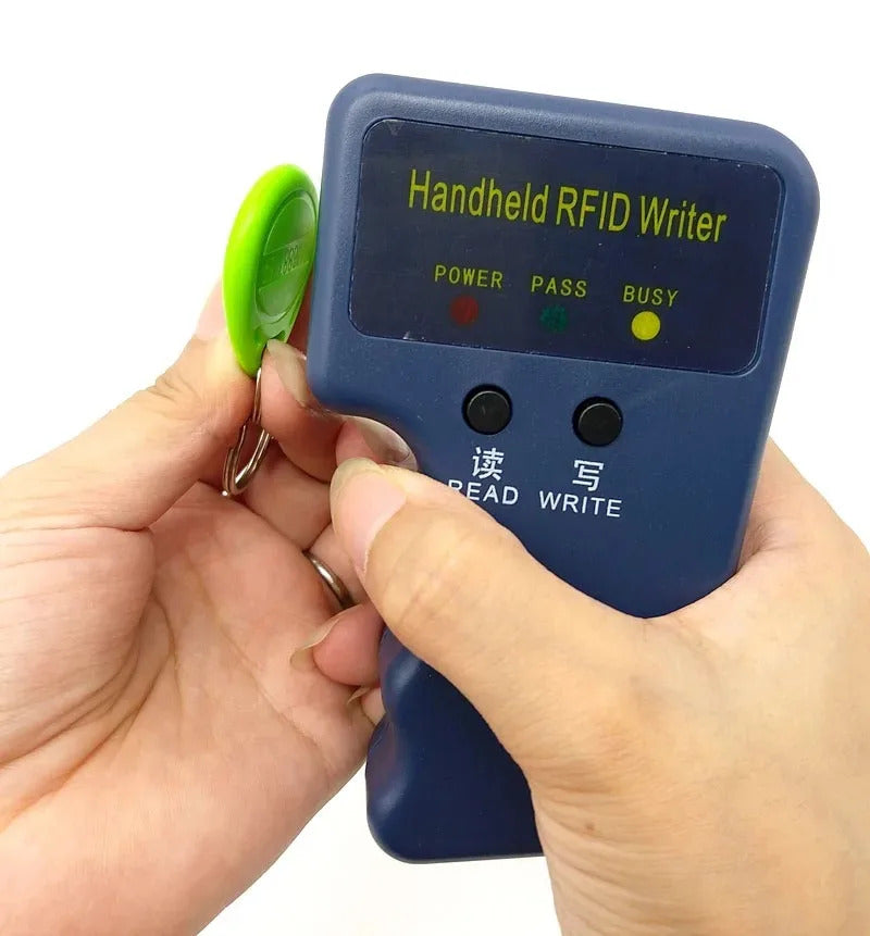 HANDHELD 125KHz EM4100 5200 RFID CARD WRITER COPIER