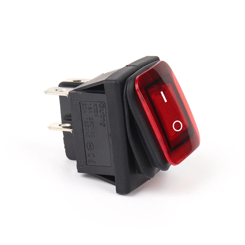 2 x 16A WATERPROOF ON OF ROCKER SWITCH 4 PIN