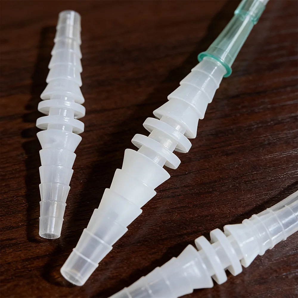 5 PACK 7.1mm - 15.3mm STEPPED BARB COUPLERS FOR FLEXIBLE PIPE