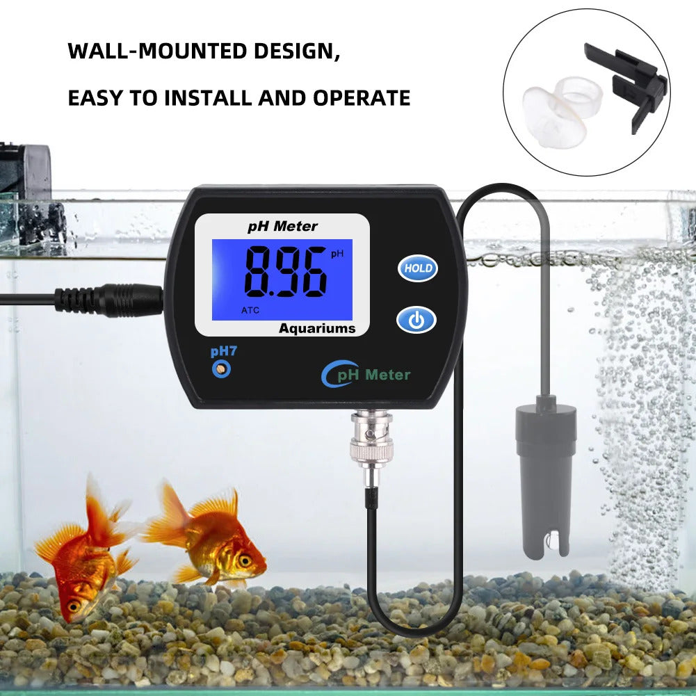 AQUARIUM PH METER WITH PROBE