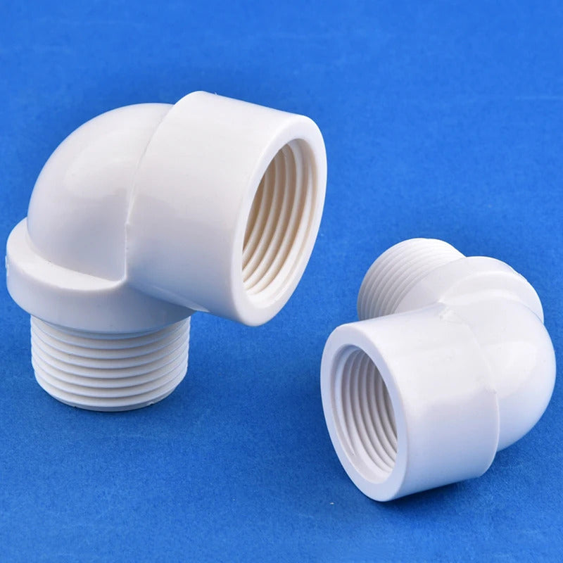 PVC THREADED ELBOW - 1/2" 3/4" 1" INCH