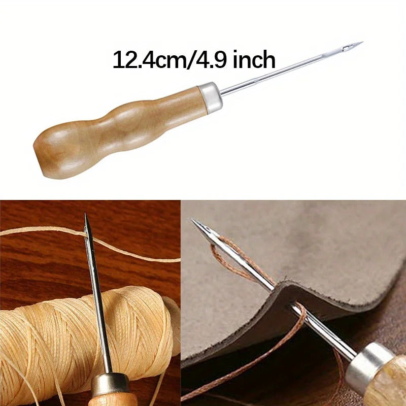 14 PIECE LEATHER CRAFT SEWING KIT