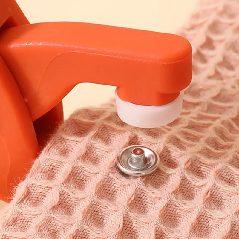 50 x METAL SNAP BUTTON KIT WITH HAND PRESS PLIERS