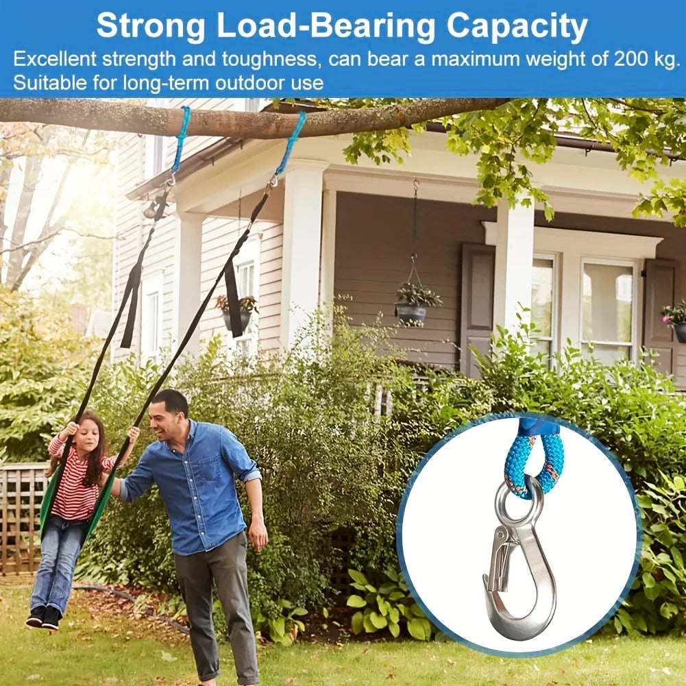 50cm LOOP SWING HANGING ROPE WITH CARABINER