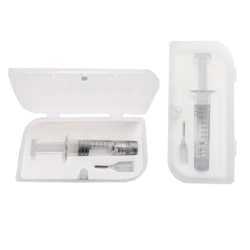 1ml REUSABLE GLASS SYRINGE & DISPENSING NEEDLE IN CASE