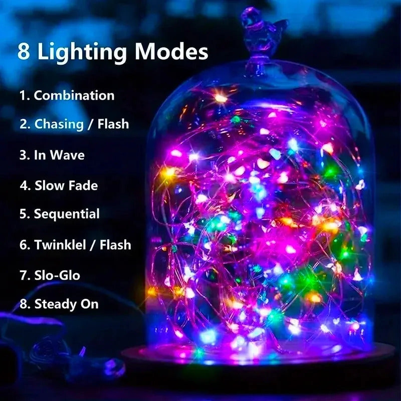 SOLAR MULTI COLOURED FAIRY LIGHTS 6 METER