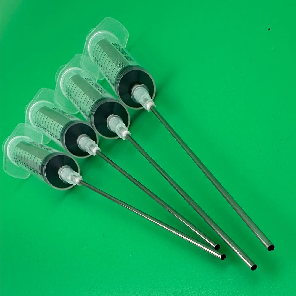 4 x MARINE DOSING / FEEDING SYRINGES WITH LONG NOZZLES