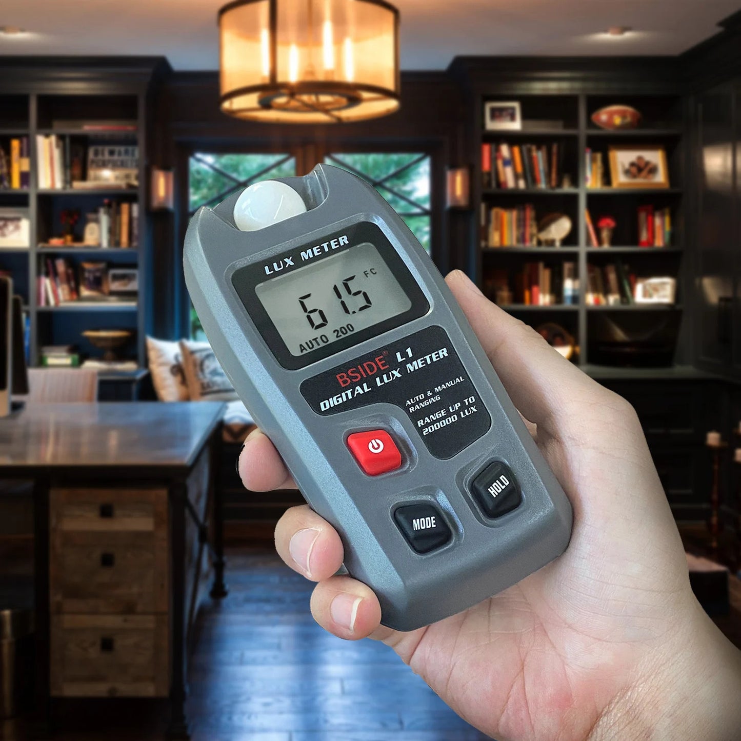HANDHELD DIGITAL LUX METER 0-200,000 LUX