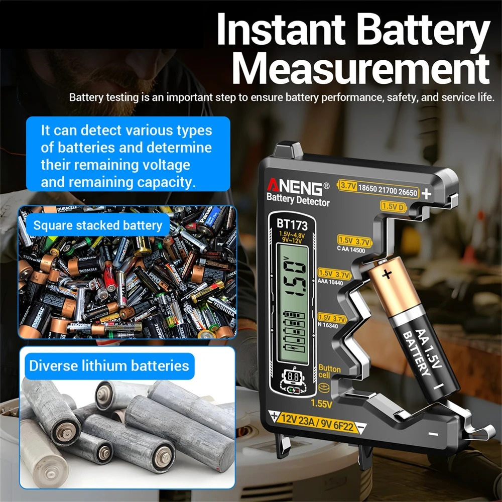 BATTERY TESTER FOR ALL BATTERIES