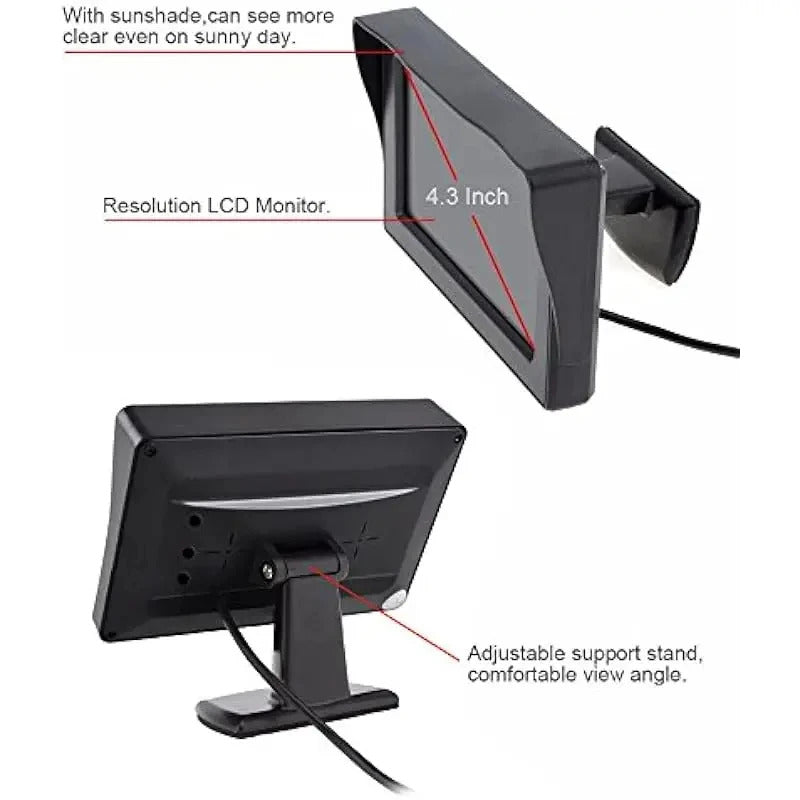 4.3" TFT LCD HD CAR DISPLAY SCREEN