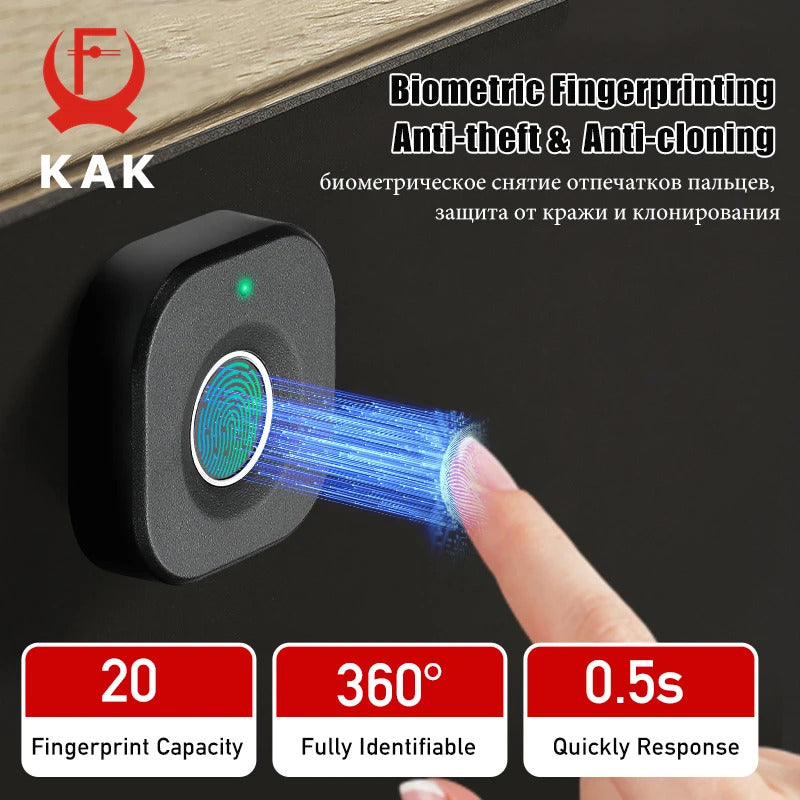BIOMETRIC FINGERPRINT LOCK, KEYLESS CABINET SMART LOCK