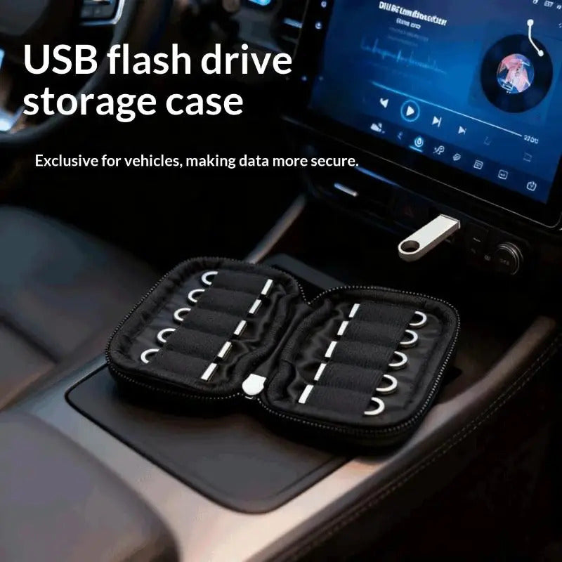 10 SECTION USB FLASH DISK STORAGE CASE