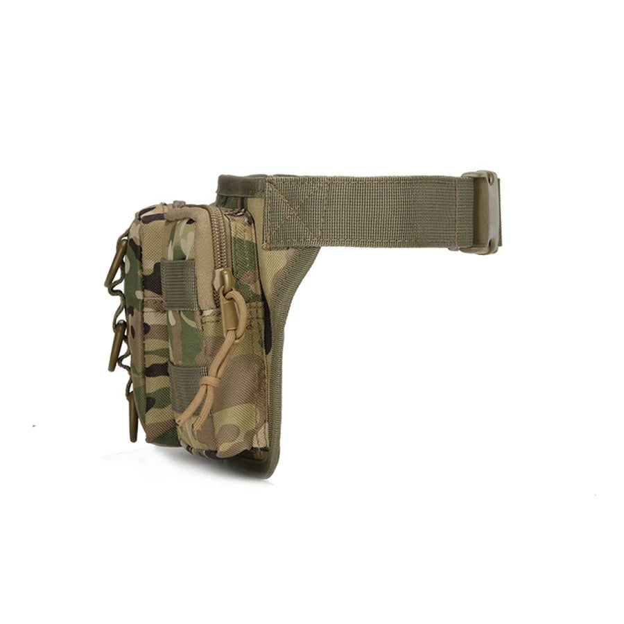 TACTICAL WAIST BAG HUNTING MOLLE POUCH TRIPLE POCKET OUTDOOR CAMPING CYCLING