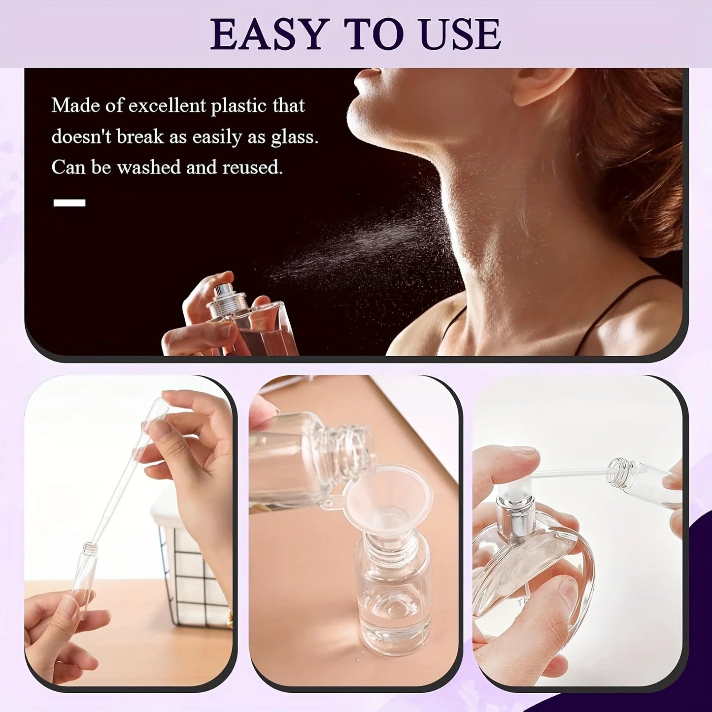 40 PIECE PERFUME REFILL SET