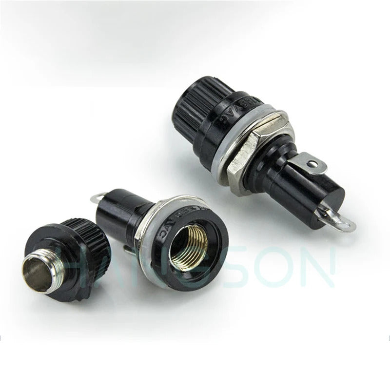 10 x PANEL MOUNT FUSE HOLDER 5x20mm