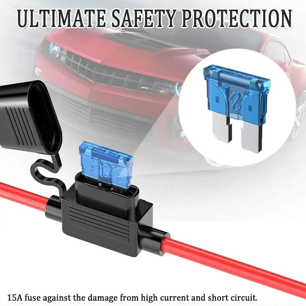 12v CHARGER CABLE FOR MOTORBIKE BATTERY TERMINAL TO SAE CONNECTOR