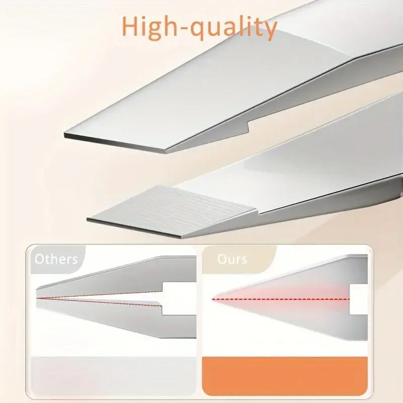 4 x EYEBROW TWEEZERS, STAINLESS STEEL