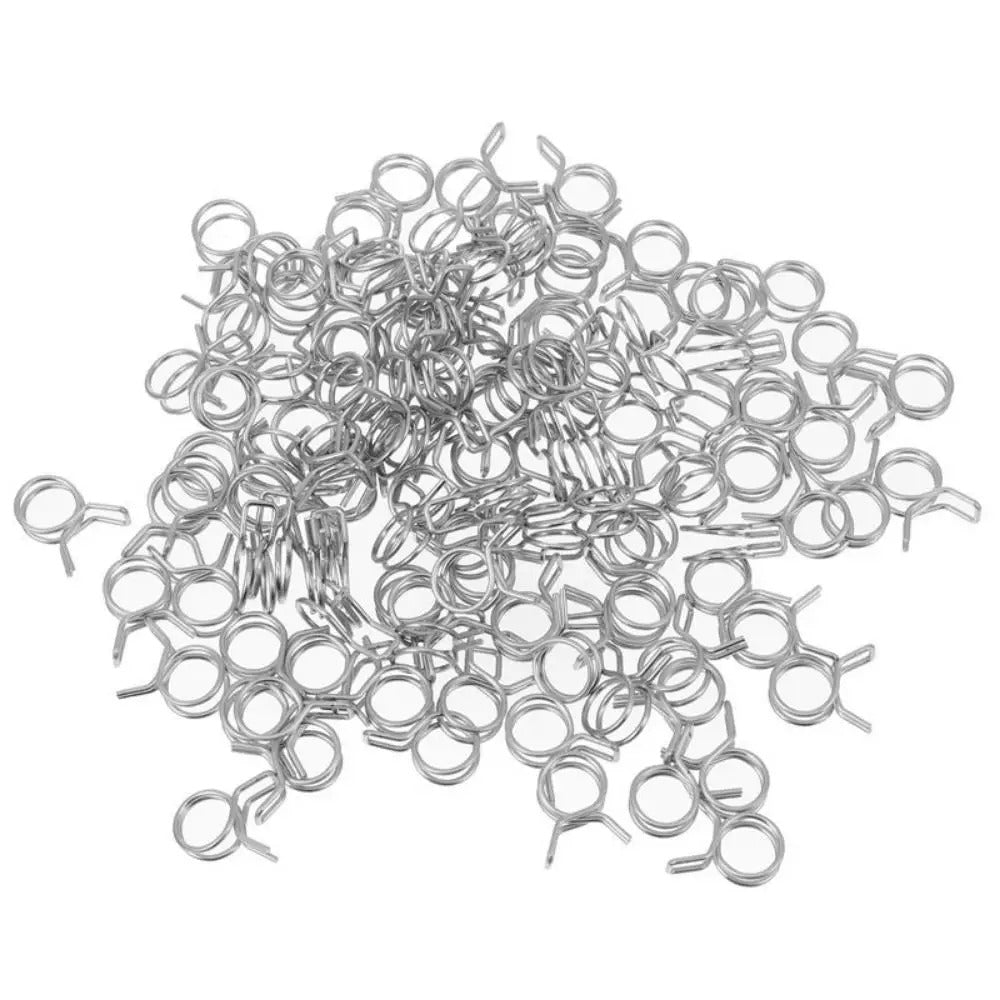10 x SPRING HOSE CLAMPS 5mm - 30mm STAINLESS STEEL