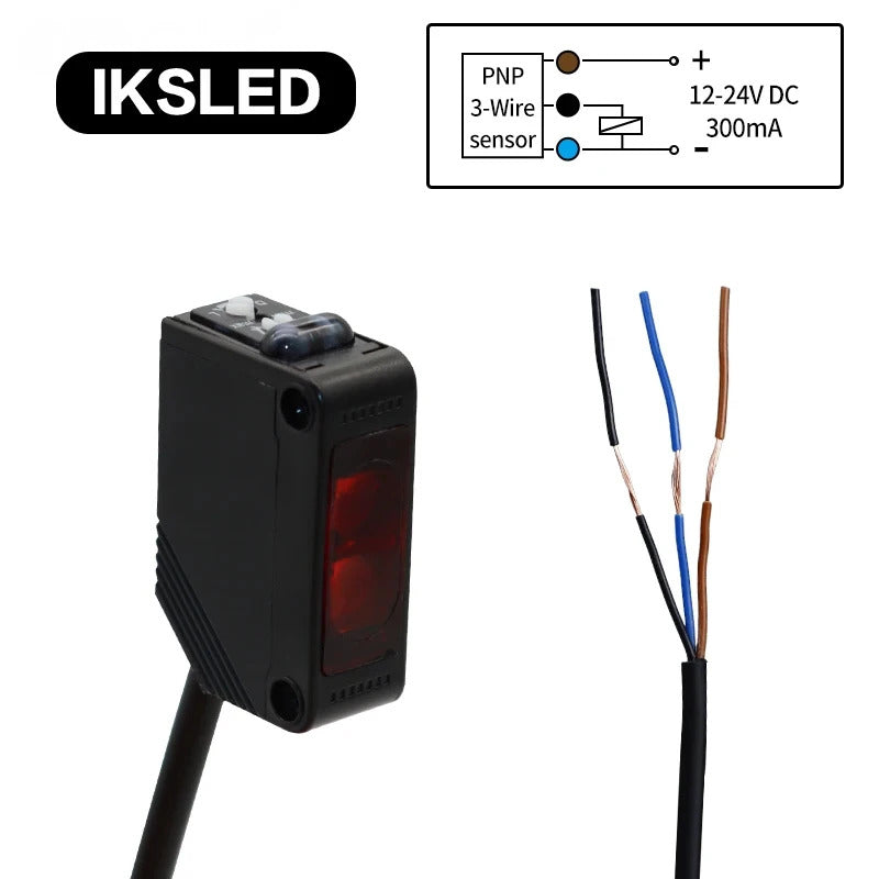 E3Z-R61 PHOTOELECTRIC SENSOR NPN 2M INFRARED RETRO REFLECTIVE PROXIMITY SWITCH IP67