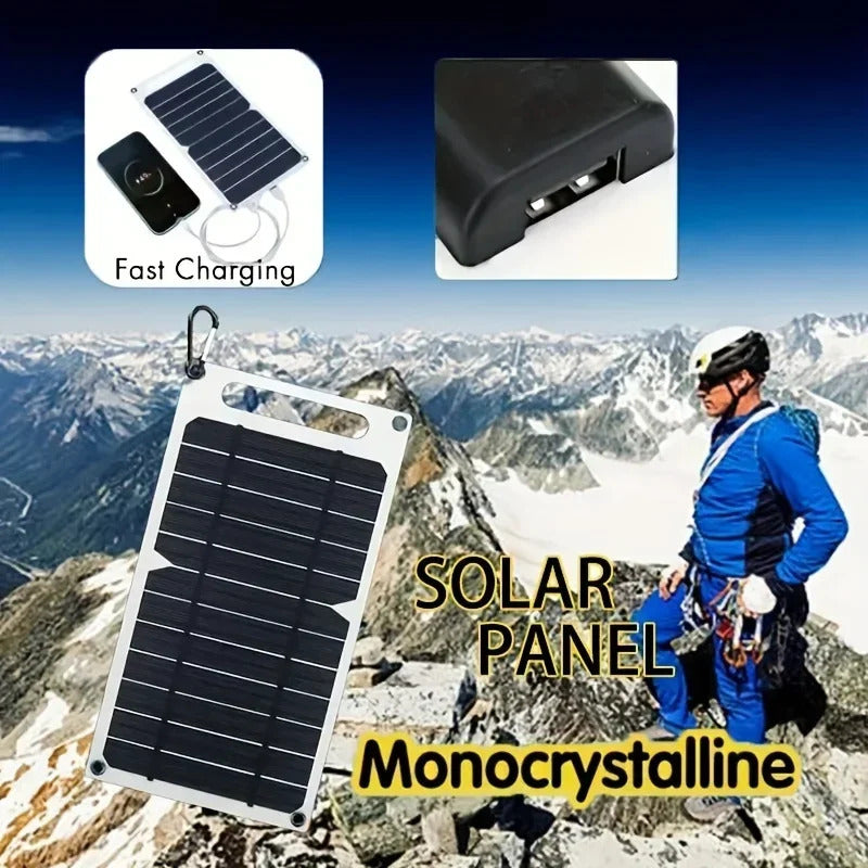 6W PORTABLE SOLAR PANEL 5V WITH USB CONNECTION