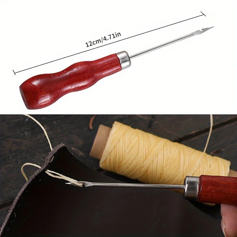 14 PIECE LEATHER CRAFT SEWING KIT