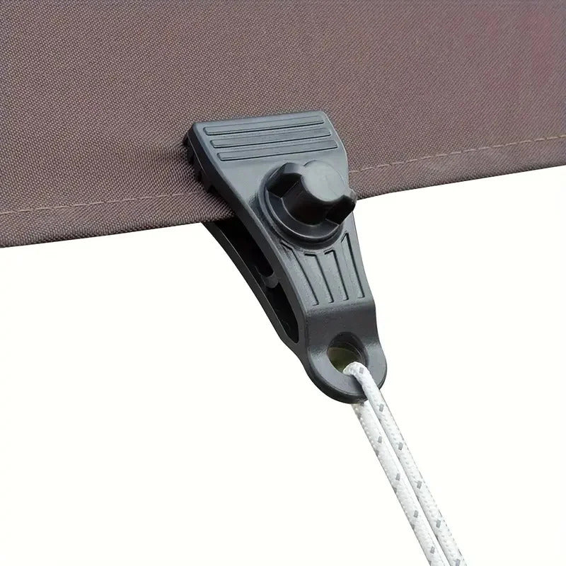 10 x TENT CLIPS CARABINER SET