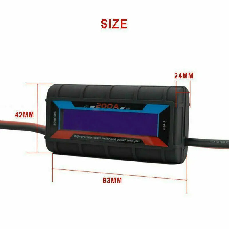 200A LCD DIGITAL HIGH PRECISION AMP WATT METER