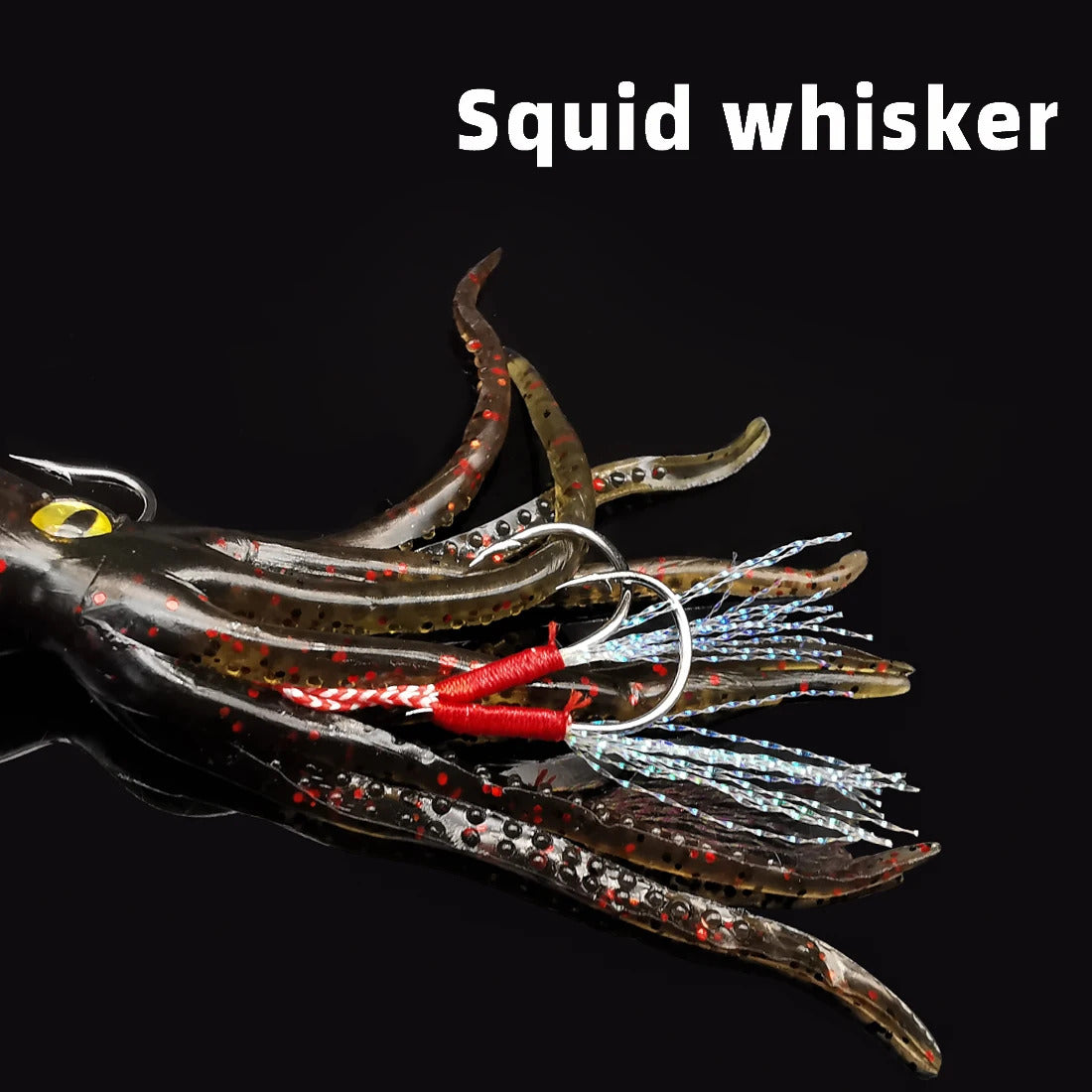 3 x SQUID FISHING LURES 11.5cm 22g SINKING BAIT