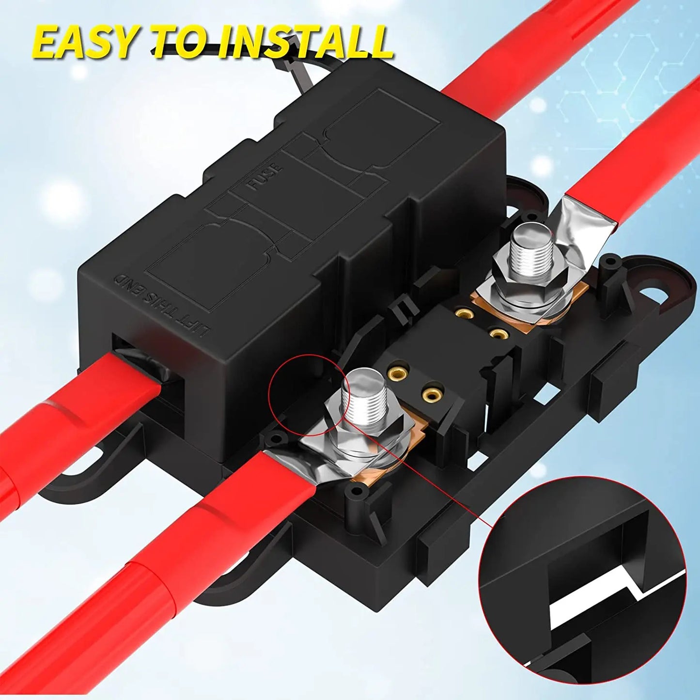 MEGA FUSE BLOCK ANL BOLT ON BLADE FUSE HOLDER 100A 200A 250A