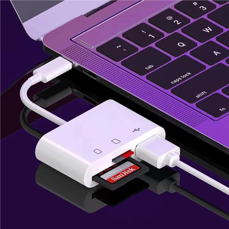 TYPE C MINI HUB - USB CARD READER