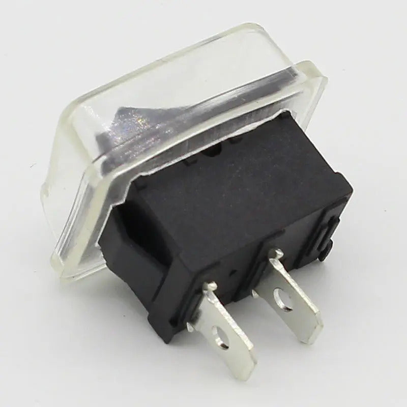 5 x BLACK MINI ROCKER SWITCH WITH WATERPROOF COVER ON OFF