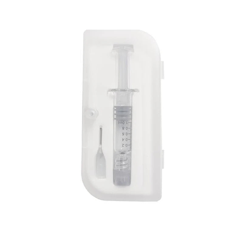 1ml REUSABLE GLASS SYRINGE & DISPENSING NEEDLE IN CASE