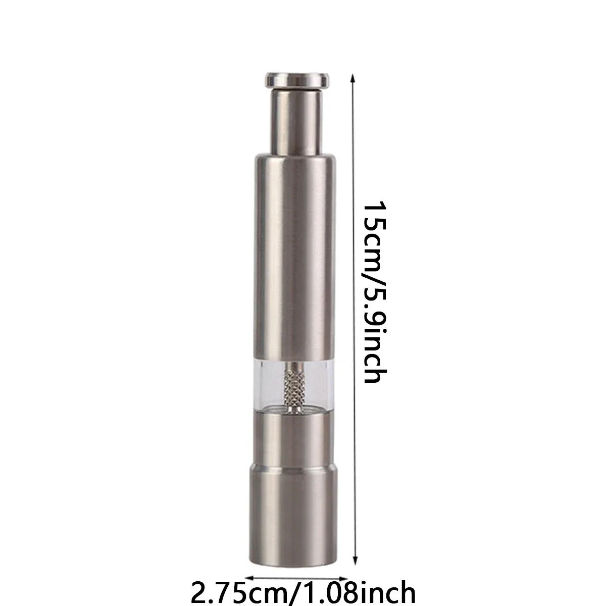 STAINLESS STEEL PEPPER MILL GRINDER