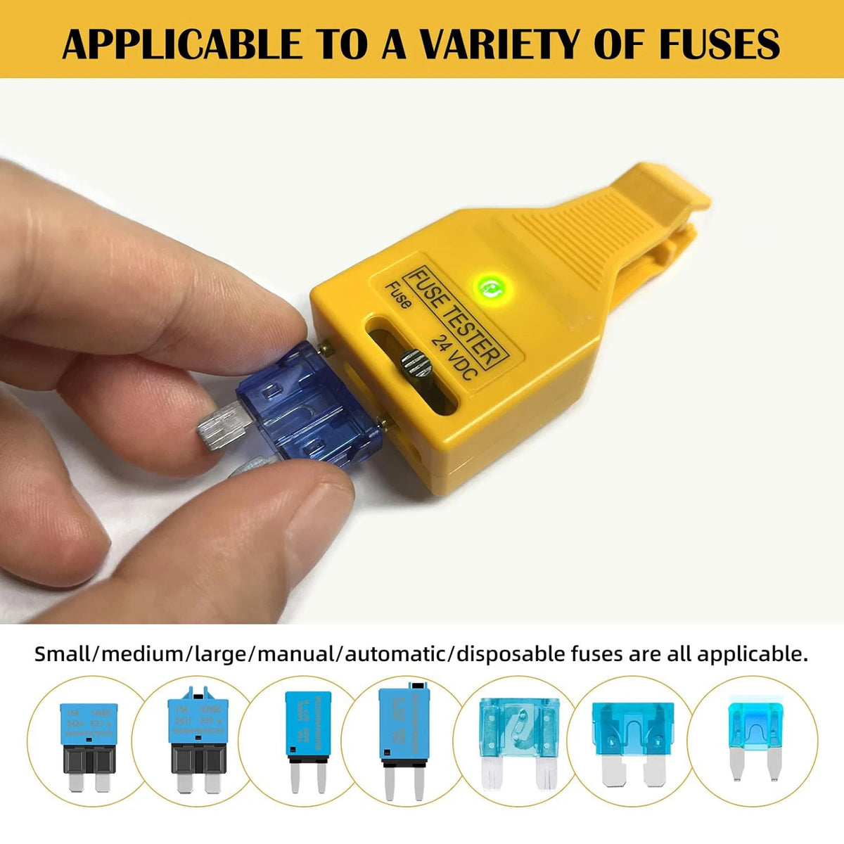 24V CAR FUSE TESTER & PULLER LED INDICATOR