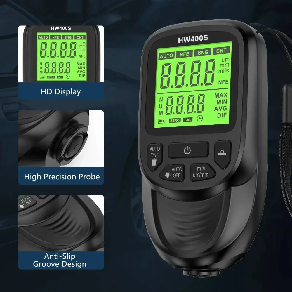 HANDHELD AUTO PAINT COATING THICKNESS TESTER