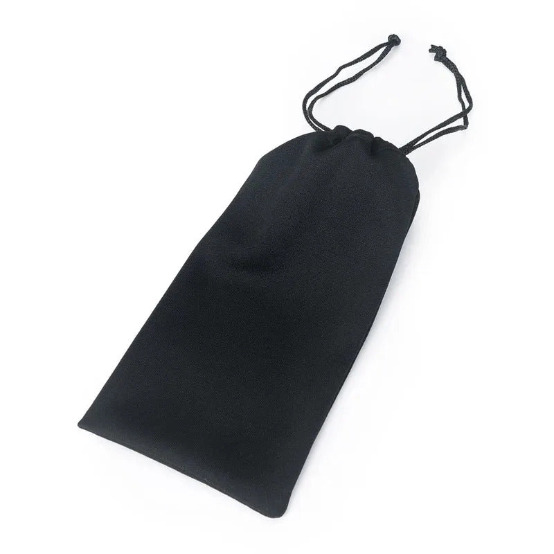 20 x BLACK MICROFIBRE SUNGLASSES READING GLASSES PHONE POUCH BAGS 17 x 8.5CM