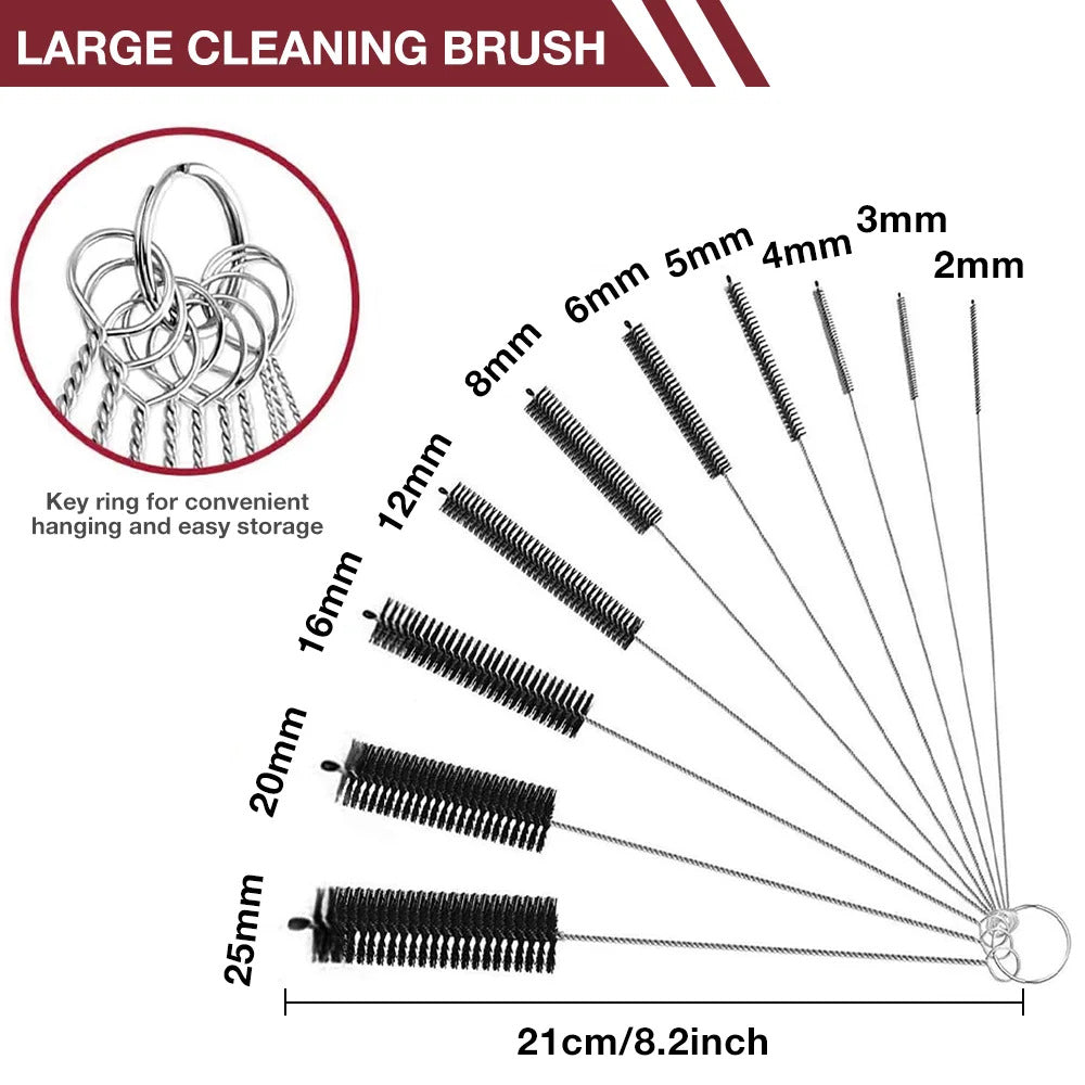 10 x CLEANING BRUSH SET - HOMEBREW