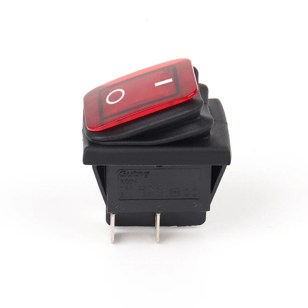 2 x 16A WATERPROOF ON OF ROCKER SWITCH 4 PIN
