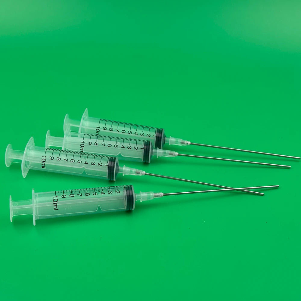 4 x MARINE DOSING / FEEDING SYRINGES WITH LONG NOZZLES