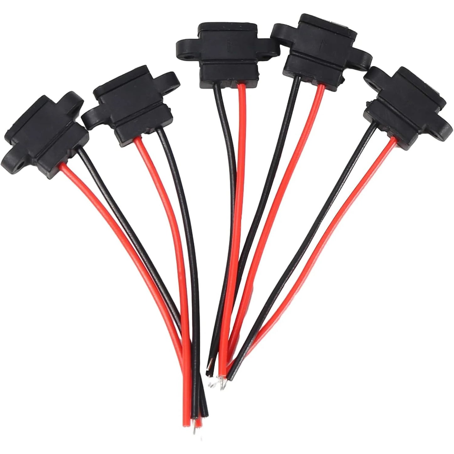 10 x USB TYPE C 2 PIN WATERPROOF FEMALE SOCKETS