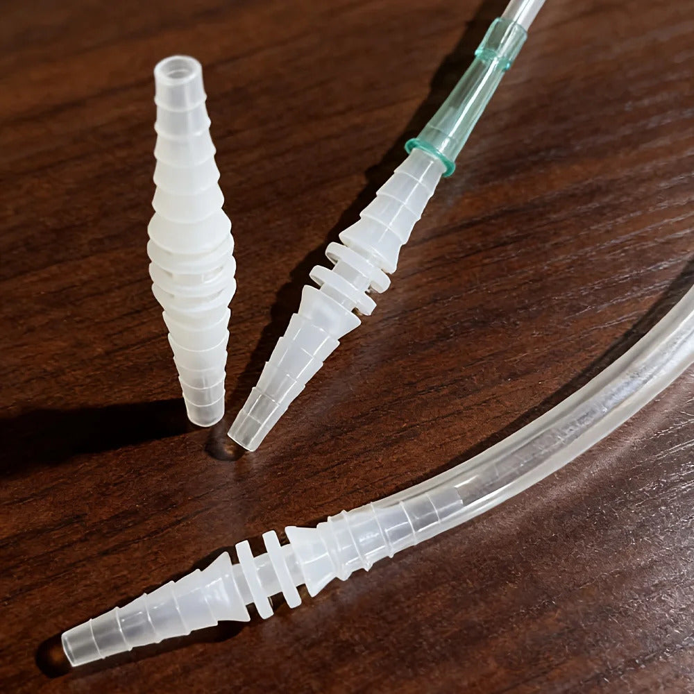 5 PACK 7.1mm - 15.3mm STEPPED BARB COUPLERS FOR FLEXIBLE PIPE