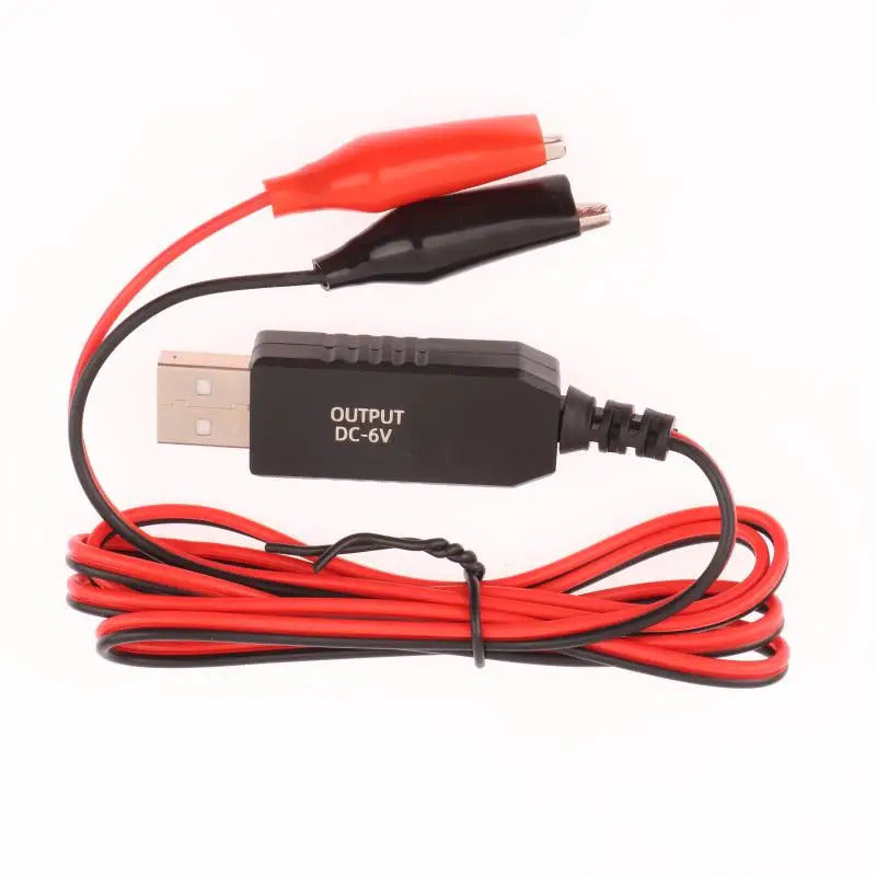 USB - CROCODILE CLIP POWER BOOST CONVERTER 1.5V 3V 6V 9V 12V