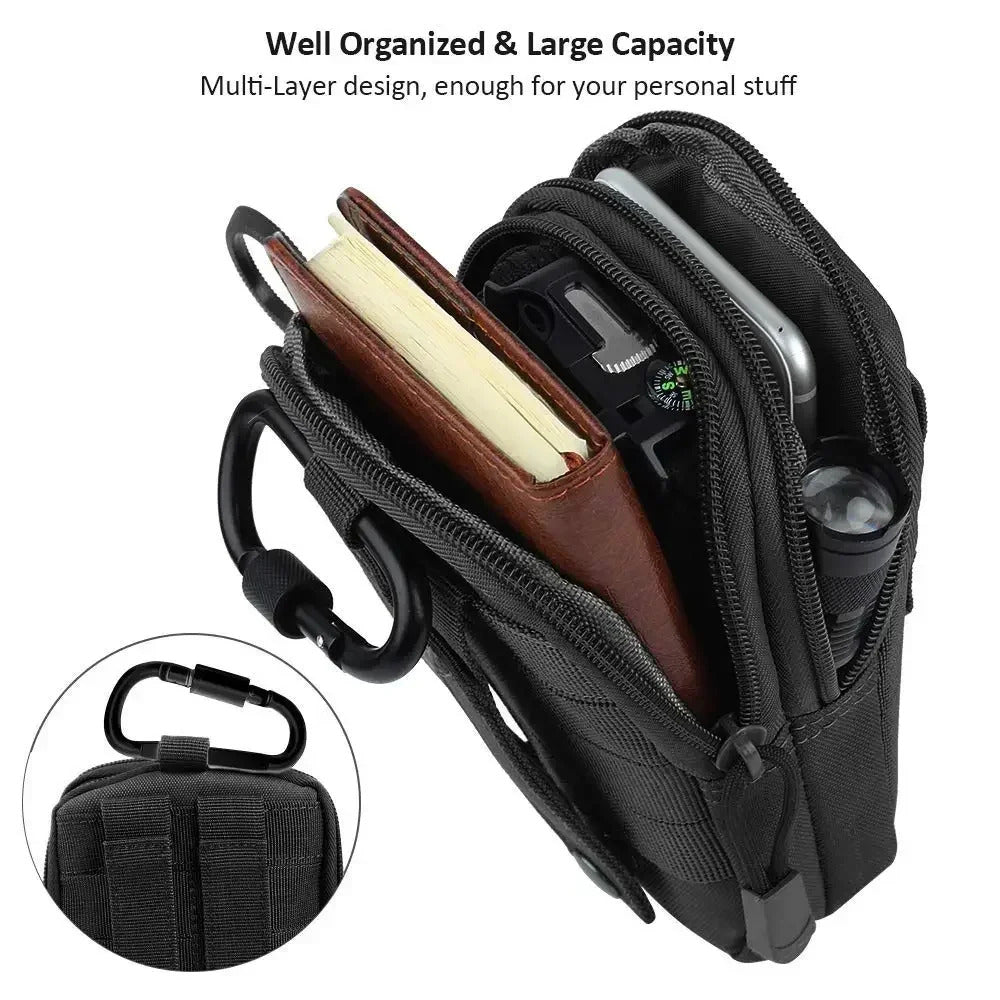 TACTICAL LEG BAG ARMY CAMOUFLAGE WAIST PACK BELT POUCH RIDING HIKING OUTDOOR